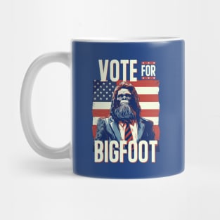 Vote For Bigfoot Sasquatch for President 2024 Election Mug